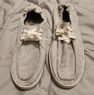 Casual Slip-On Shoes - Gray